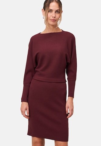 Robes en maille zero en rouge : devant