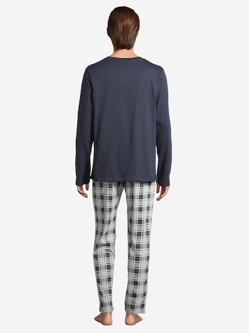 SCHIESSER Pajamas long 'Night & Home' in Grey