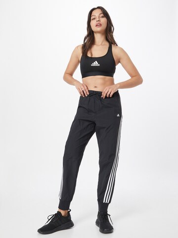 ADIDAS SPORTSWEAR Tapered Sports trousers in Black