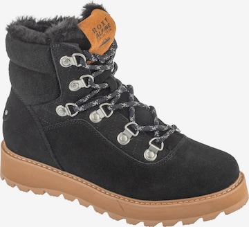 Bottes à lacets ROXY en noir : devant