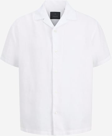JACK & JONES Button Up Shirt 'JPRBLAlawrence' in White: front