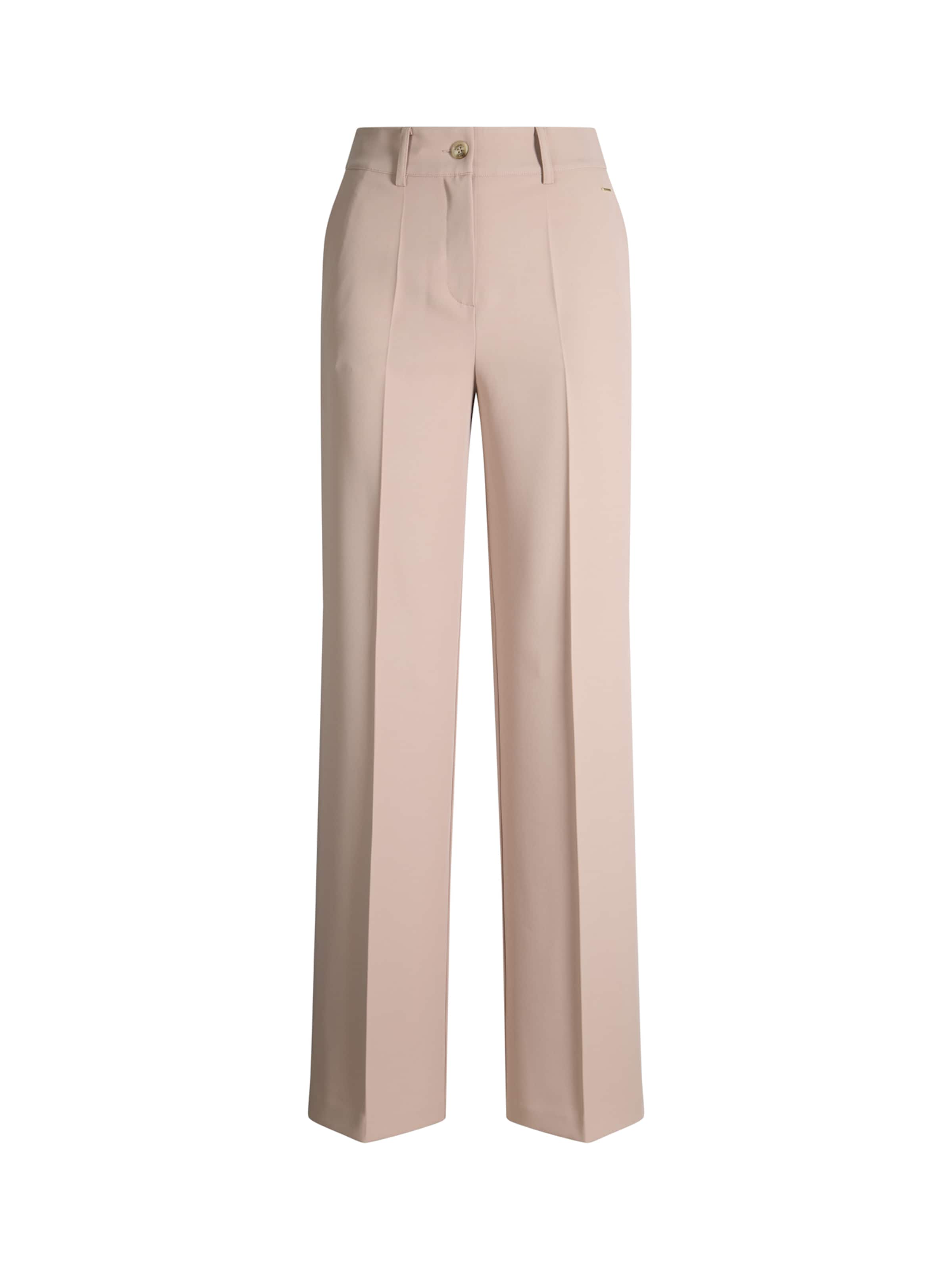 JOOP! Regular Trousers with creases in Beige: front