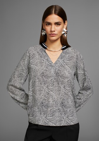 HECHTER PARIS Bluse in Schwarz: Vorderseite