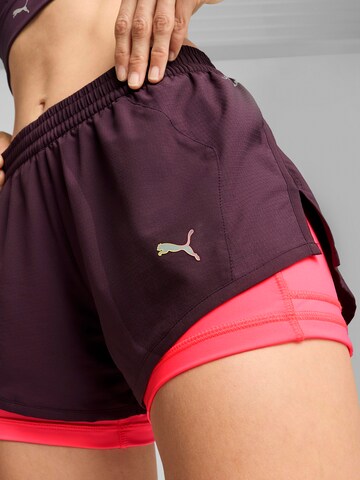 PUMA tavaline Spordipüksid 'RUN ULTRAWEAVE', värv lilla