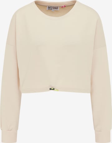 myMo ATHLSR Sport sweatshirt i beige: framsida