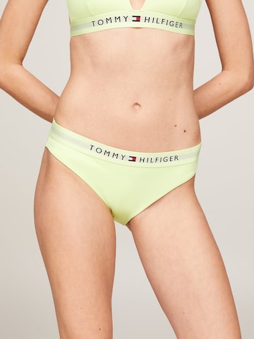 Bas de bikini 'Original Hipster' Tommy Hilfiger Underwear en vert : devant