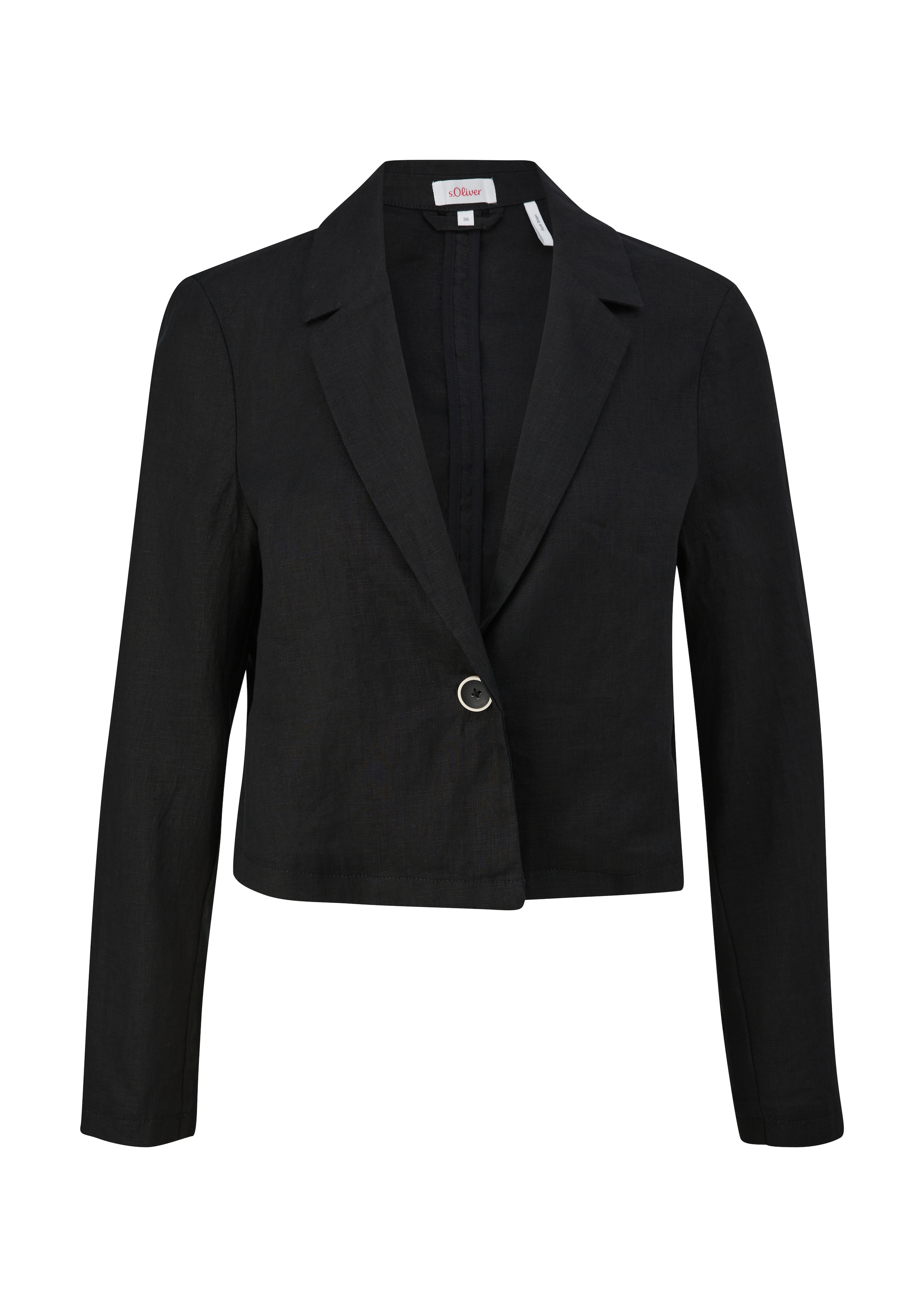 s.Oliver Blazers in Zwart: voorkant