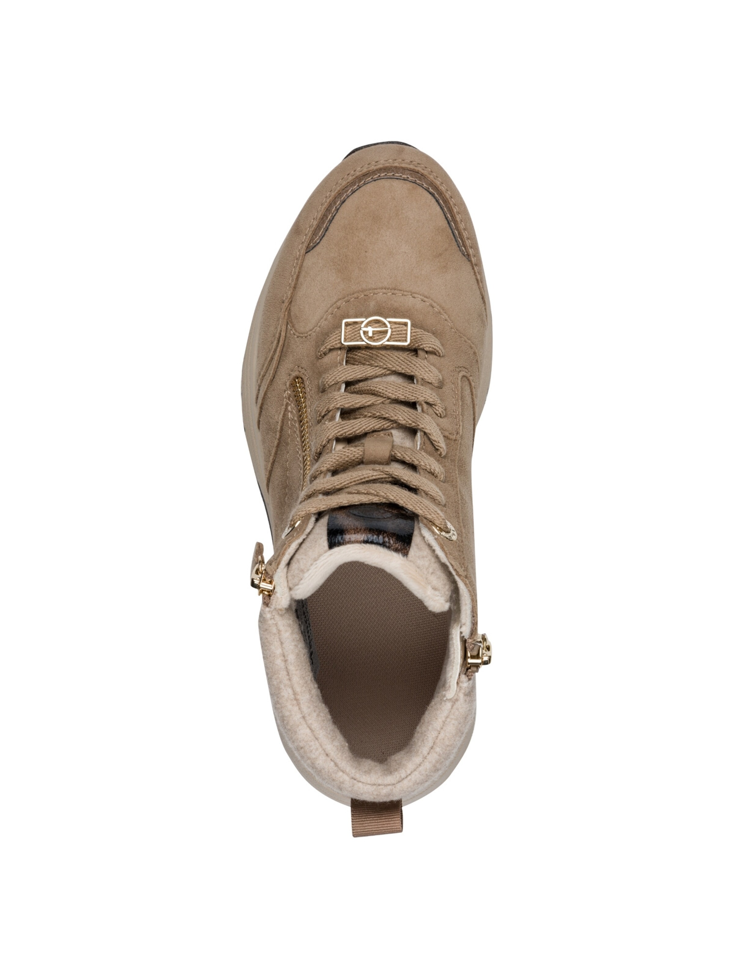 Tamaris Sneakers hoog in Bruin