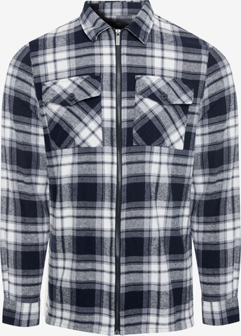 Threadbare Regular fit Button Up Shirt 'Fuji' in Black: front