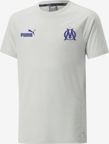 PUMA Performance Shirt 'Olympique de Marseille' in Grey: front