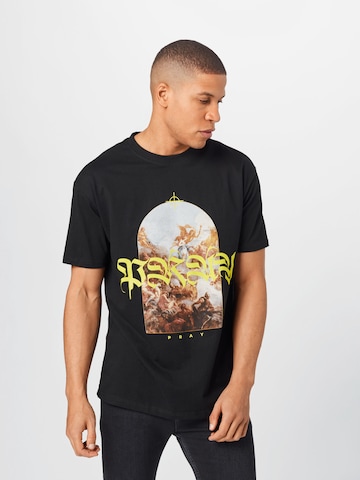 T-Shirt 'Pray' MT Upscale en noir : devant