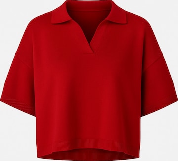 Pull-over WOMAN VISION en rouge : devant