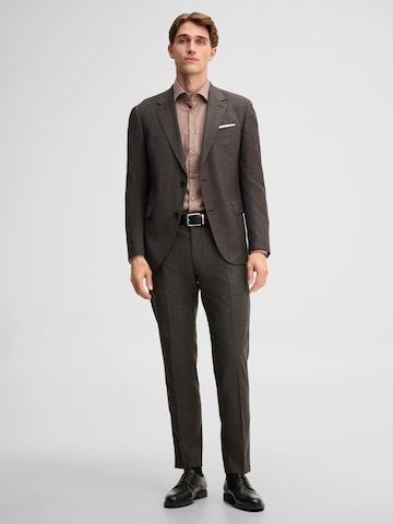 STRELLSON Slim fit Business shirt in Beige