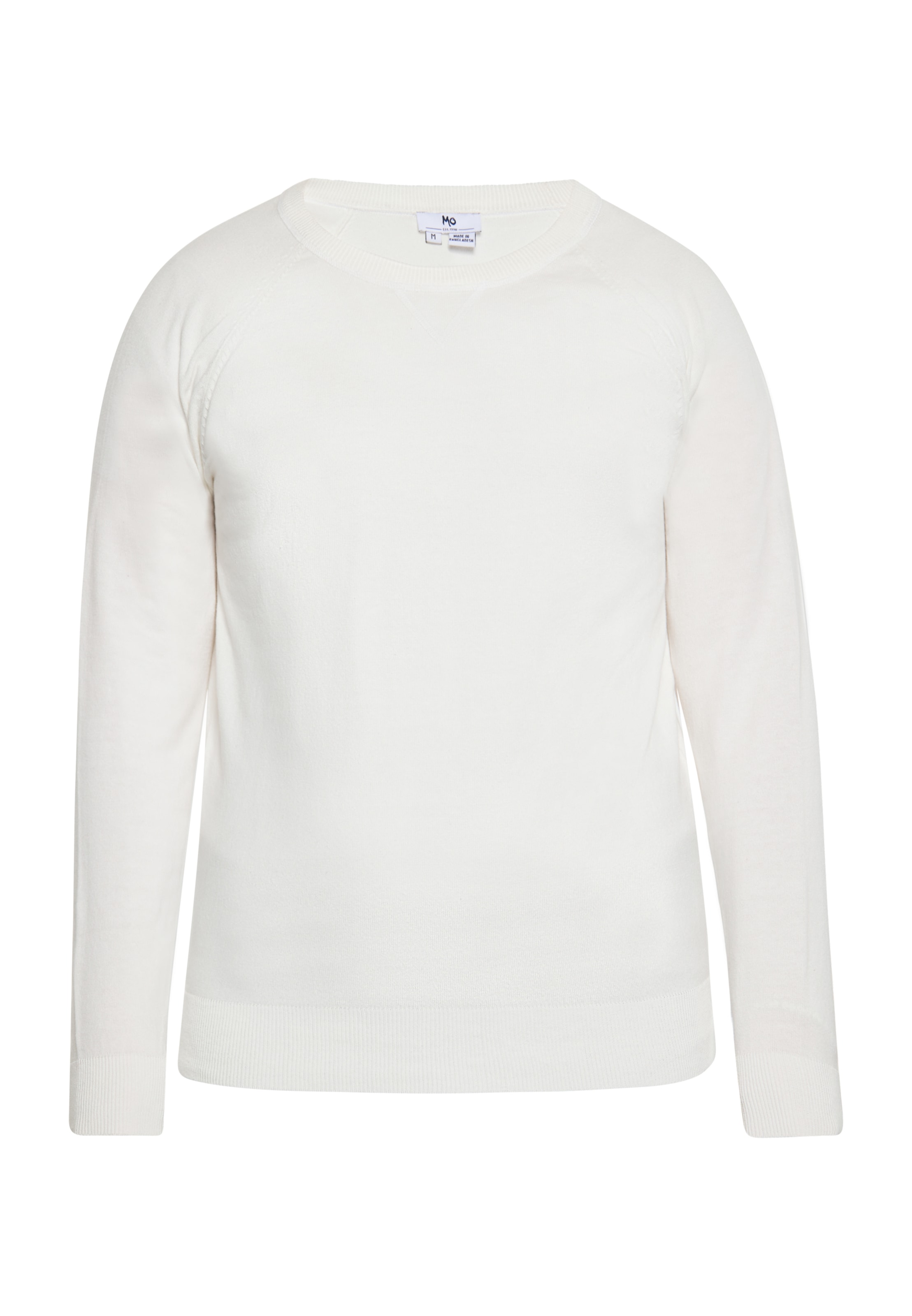 MO Pulover | bela barva: sprednja stran