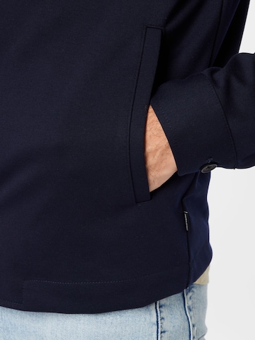 JACK & JONES - Sudadera con cremallera en azul