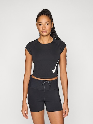 NIKE Koszulka funkcyjna 'TEMPO SWOOSH' w kolorze czarny: przód