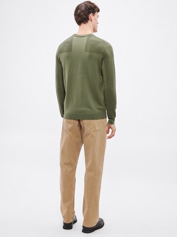 BOSS Πουλόβερ 'Momentum-X' σε πράσινο