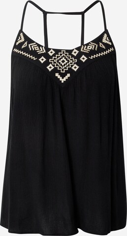 ABOUT YOU Top 'Carmina' in Black: front
