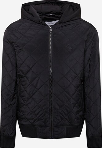 Calvin Klein JeansPrijelazna jakna - crna boja: prednji dio