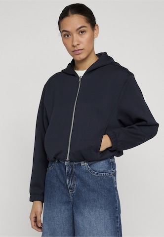 Veste de survêtement Urban Classics en bleu : devant