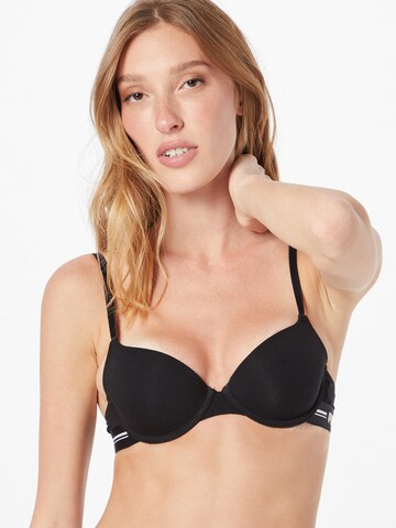 PUMA T-shirt Bra in Black: front