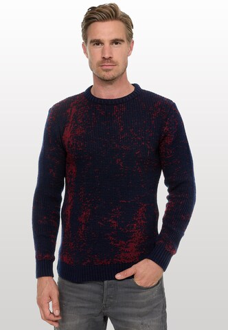 Rusty Neal Pullover in Blau: predná strana