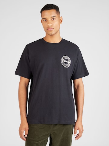 Volcom - Camiseta 'SWITCHFLIP' en negro: frente