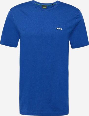 BOSS Majica | modra barva: sprednja stran