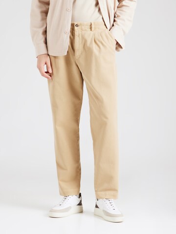 regular Pantaloni con pieghe 'GREENWICH' di TOMMY HILFIGER in verde: frontale