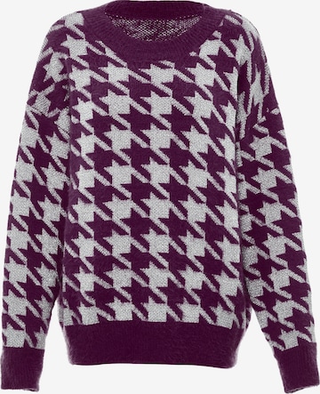 ebeeza Trui in Lila: voorkant