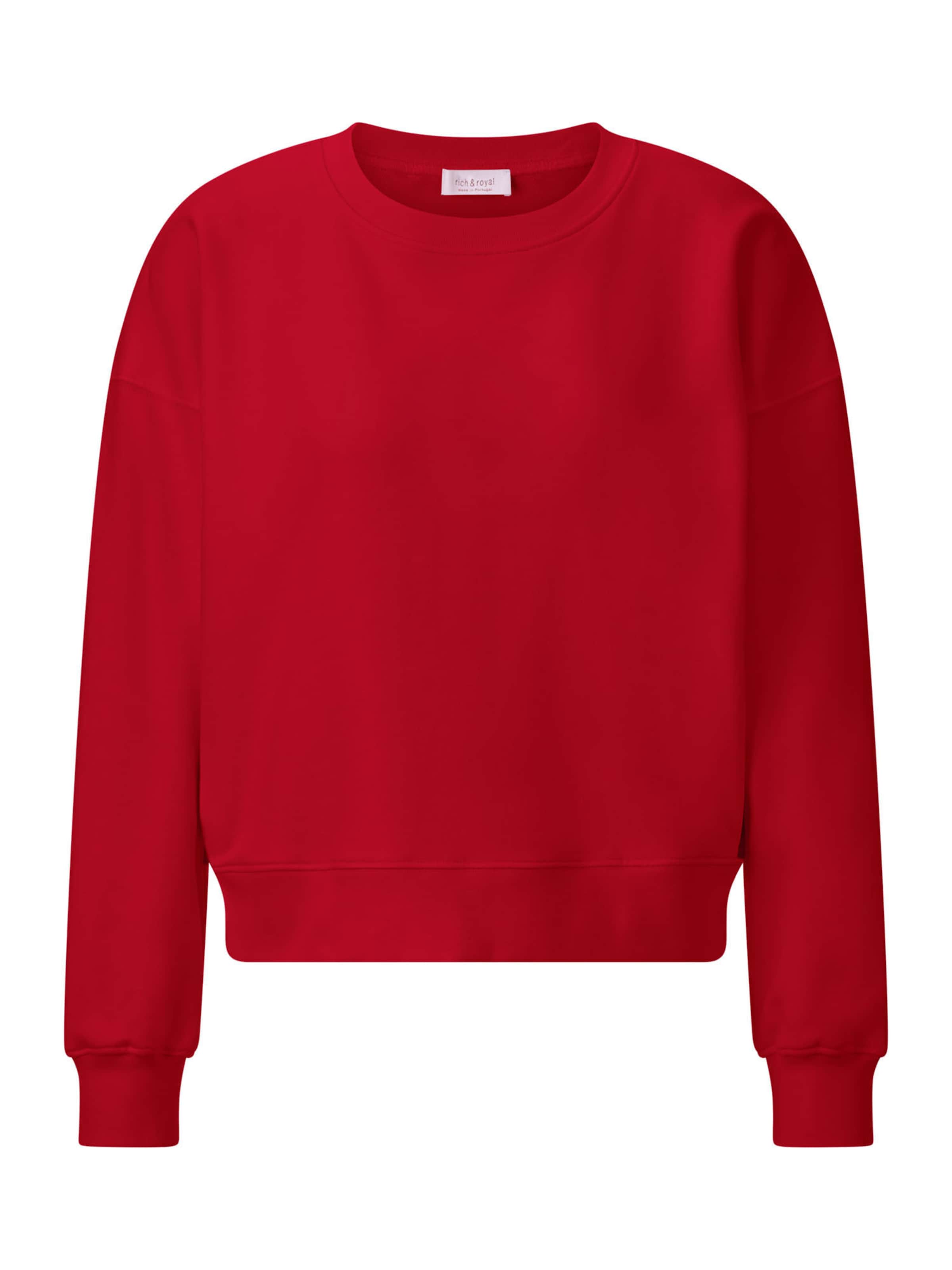 raudona Rich &amp; Royal Megztinis be užsegimo: priekis