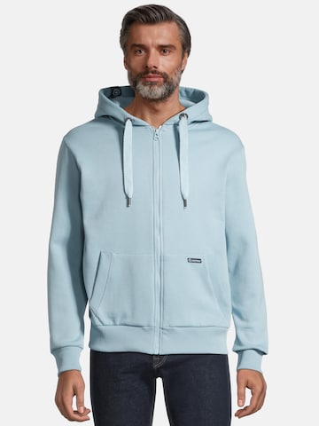 Veste de survêtement 'Breker' salzhaut en bleu : devant