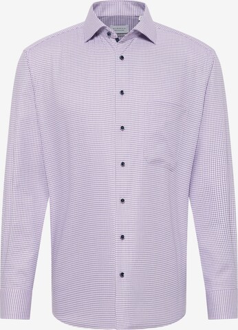 ETERNA Comfort fit Button Up Shirt in Pink: front
