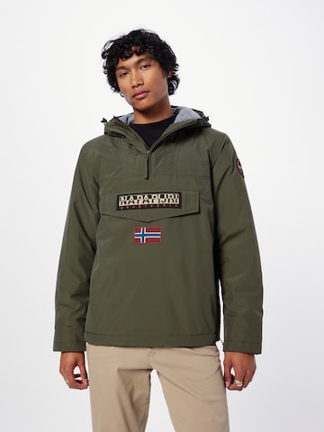 NAPAPIJRI Between-season jacket 'RAINFOREST' in Green: front