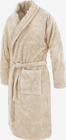 normani Long Bathrobe in Beige