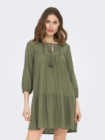 Robe-chemise 'VINNIE' ONLY en vert : devant