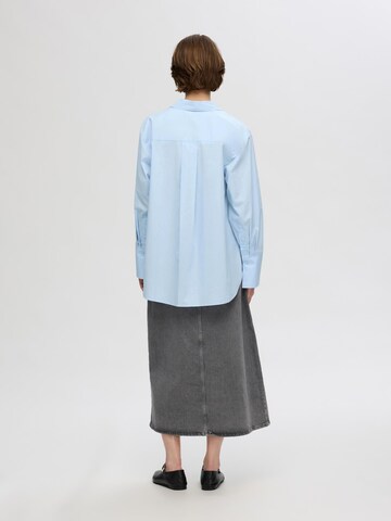 SELECTED Bluse in Blau