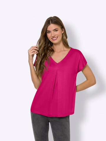 heine Shirt in Roze: voorkant