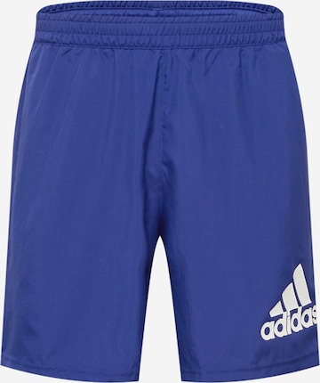 ADIDAS SPORTSWEAR Workout Pants 'Run It' in Blue: front