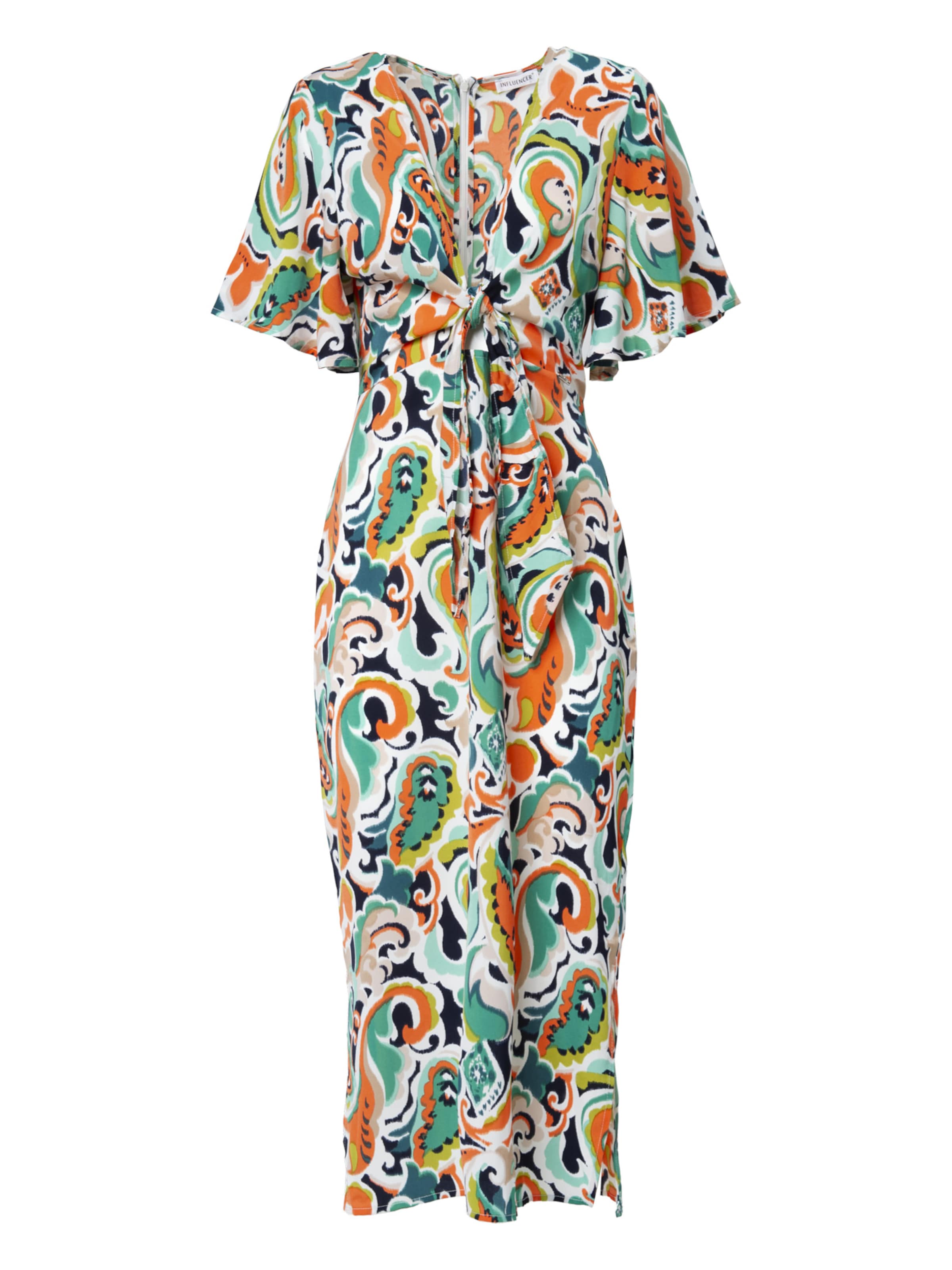 Influencer Klänning i grön: framsida