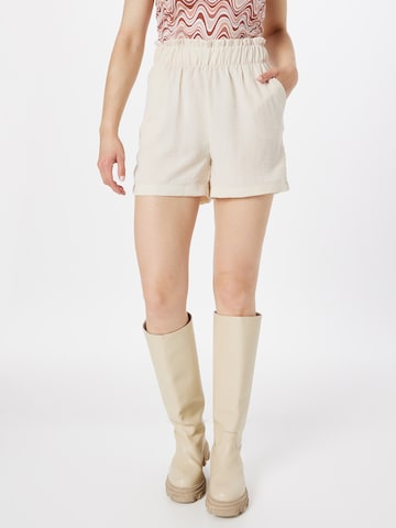 JDY Regular Broek 'Gry' in Beige: voorkant