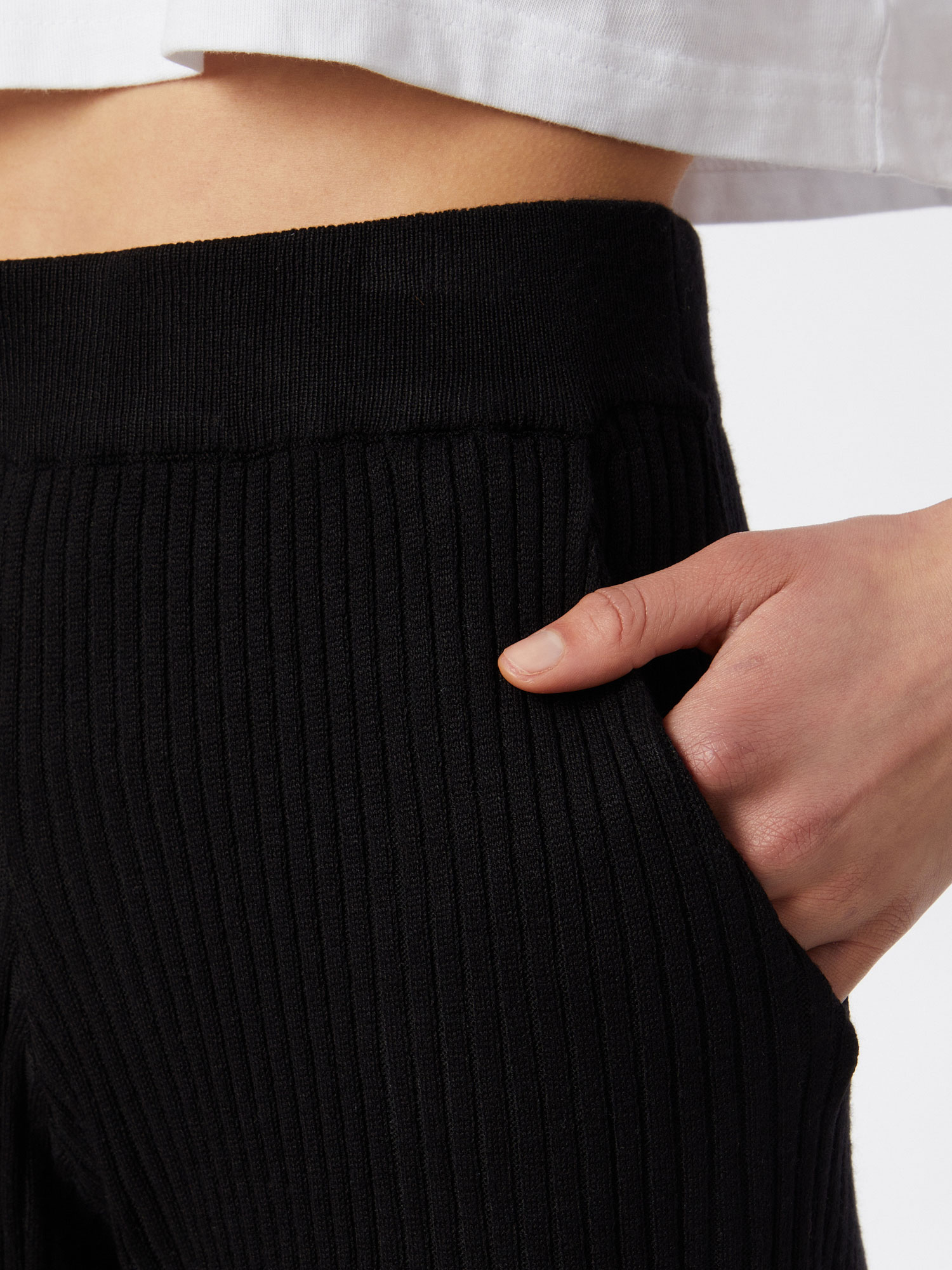 Kobiety Spodnie ICHI Spodnie w kolorze Czarnym 