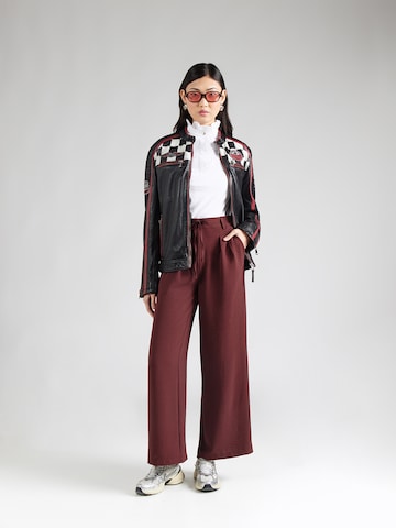 ABOUT YOU Wide Leg Hose 'Marissa' in Rot