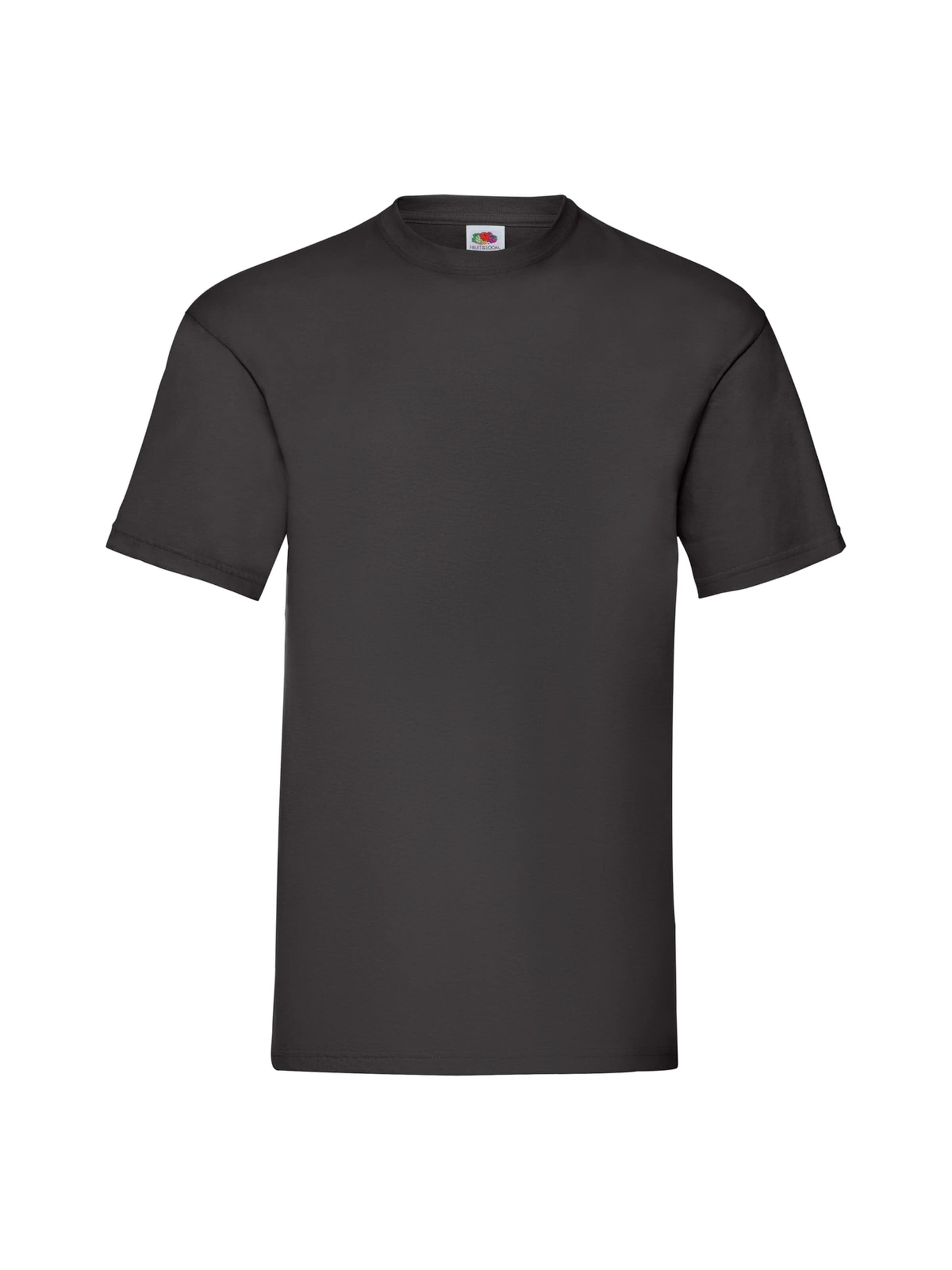 FRUIT OF THE LOOM Shirts 'T-shirt' i sort: forside