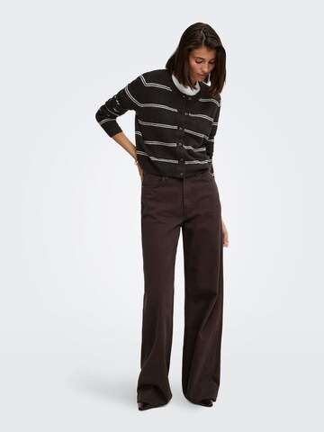 JDY Knit cardigan 'Chloe' in Brown