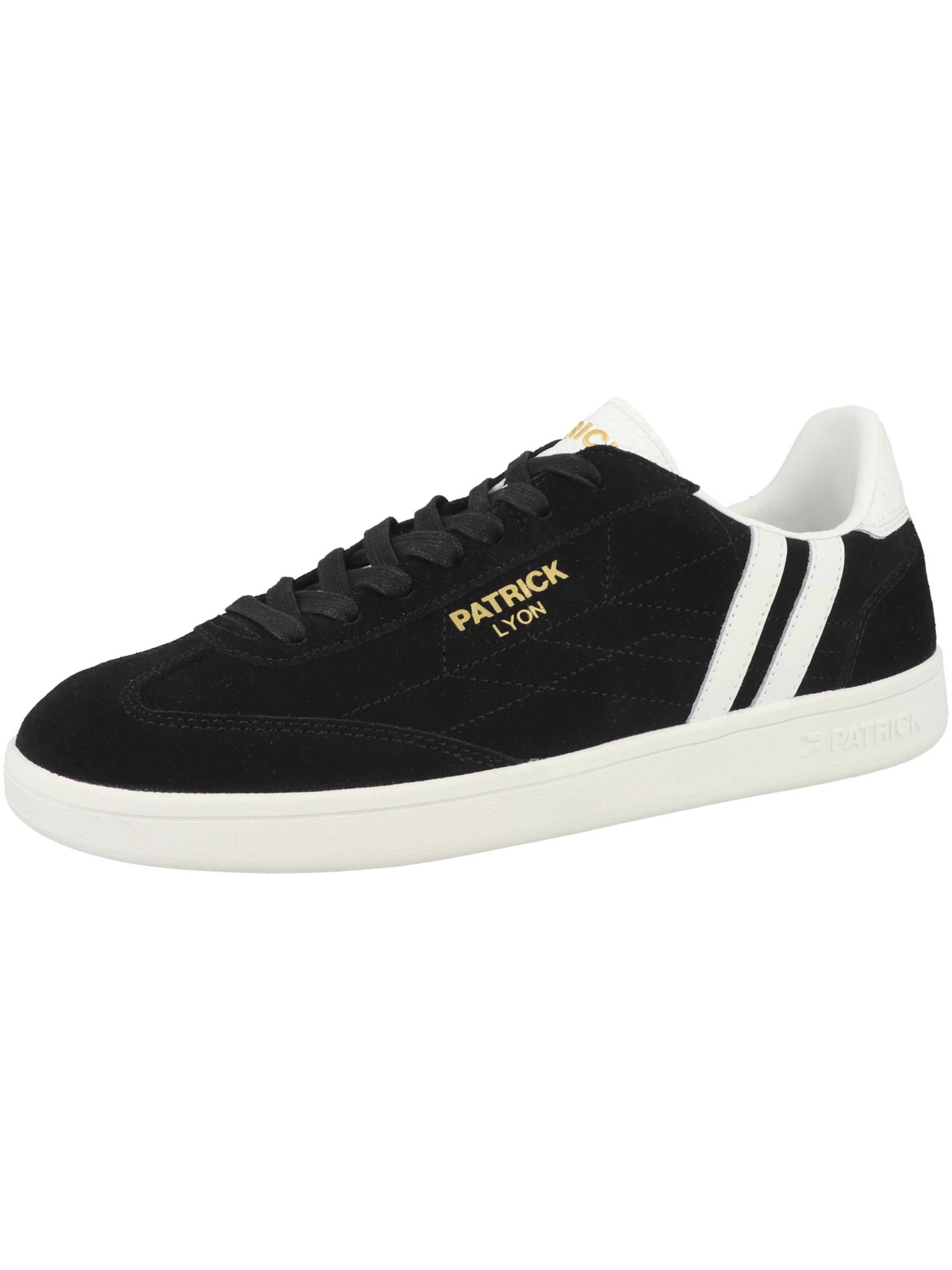 Sneaker bassa 'Lyon' di Patrick in nero: frontale