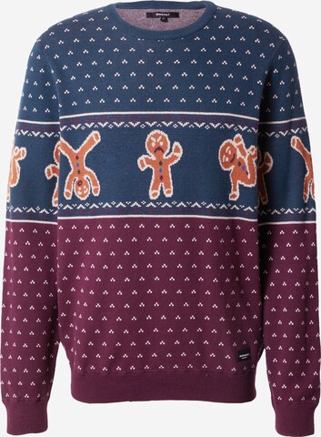 Iriedaily Sweater 'Cookieman' in Blue: front