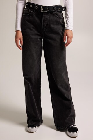 America Today Wide leg Jeans in Zwart: voorkant