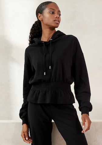 LASCANA Sweatshirt in Schwarz