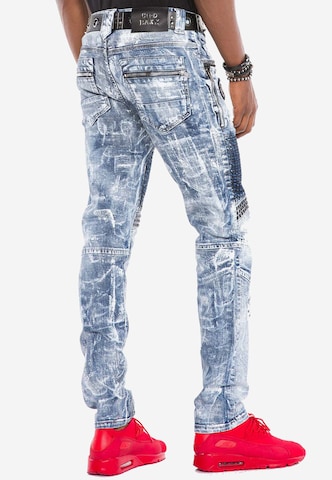 CIPO & BAXX Slimfit Jeans in Grau